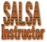 SALSA Instructor ウッド柄　ロゴ