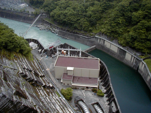 井川ダムの吊橋4
